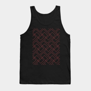 Rectangle Special Pattern Tank Top